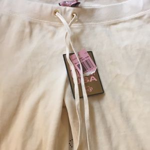 NWT Juicy Couture “angel” velour pants